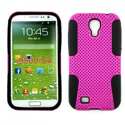 Samsung Galaxy S4 Mesh Hybrid Case (Purple-Black)
